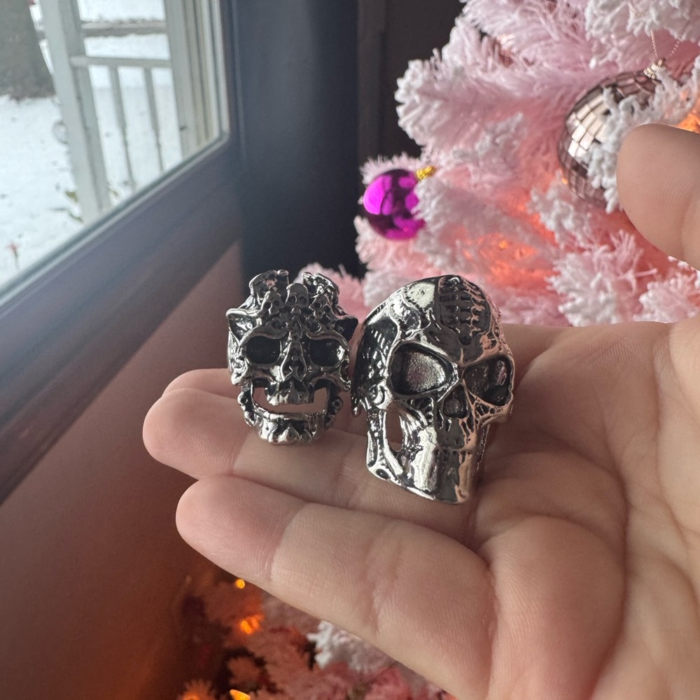 Silver Skull Rings